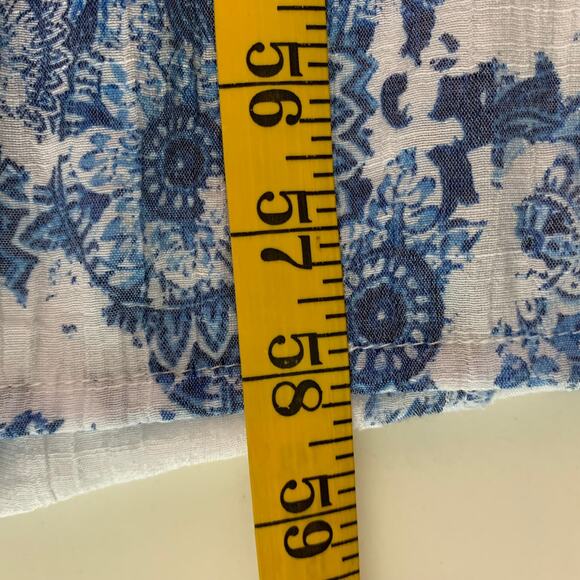 LANE BRYANT Dress 24 Vintage Fields Flutter Sleeve Faux Wrap Maxi Keyhole Lined - Picture 16 of 16